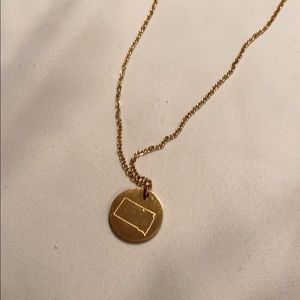 South Dakota Gold Necklace
